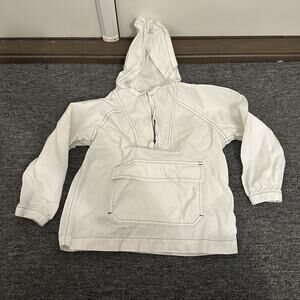 Baby Gap Rain White jacket Wind Breaker sz 4 Years